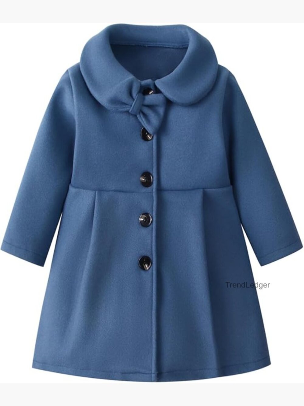 Toddler Baby Girl Coat Long Sleeve Buttons Jacket Fall Winter Outfit
